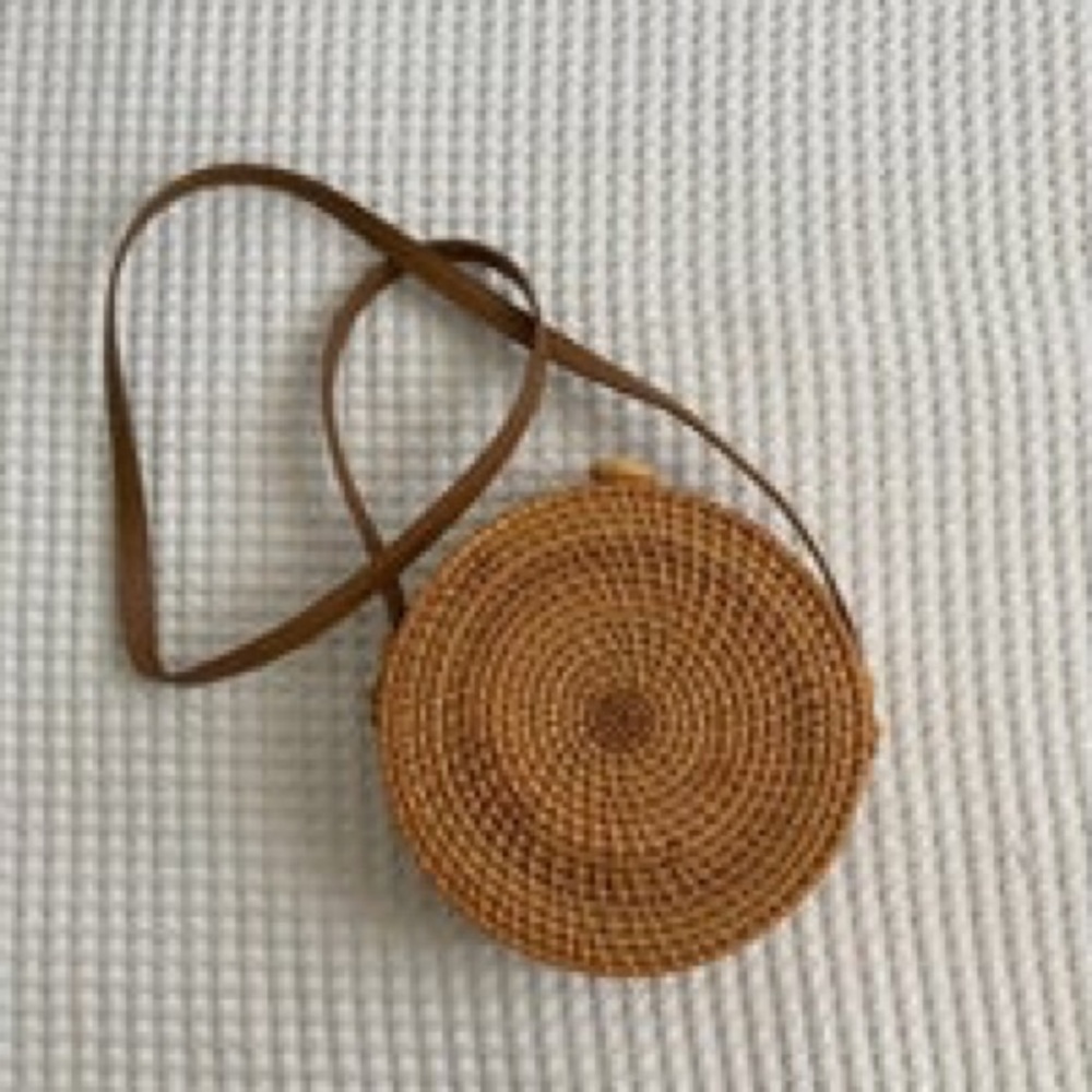 Straw Studios Rattan Purse